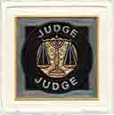 judge career art, judge gifts, judge gifts for grads, graduation and professionals, judge occupation art, judge paintings and limited edition fine art prints by artists Jane Billman and Gregg Billman