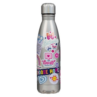Shine for Jesus Silver Stainless Steel Water Bottle