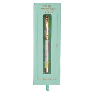 Make Every Day Count Citrus Leaves Gift Pen