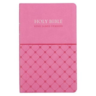 Pink Faux Leather King James Version Gift Edition Bible