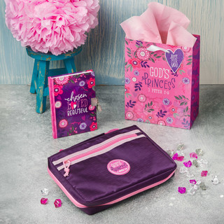 God's Princess Pink and Purple Floral 